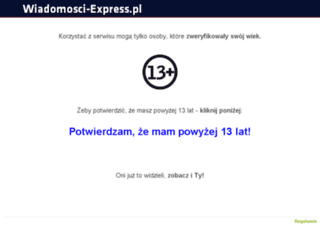 wiadomosci-express.pl screenshot