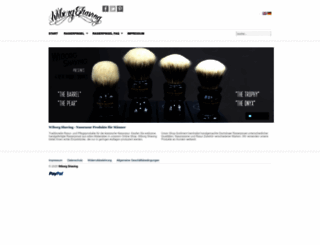 wiborgshavingbrushes.com screenshot