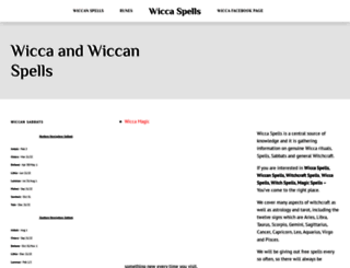 wicca-spells.net screenshot