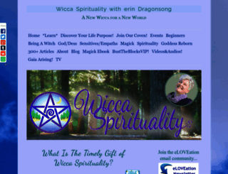 wicca-spirituality.com screenshot
