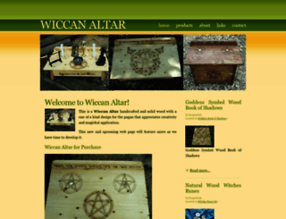 wiccanaltar.com screenshot