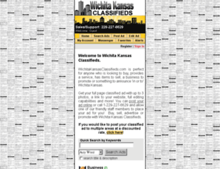 wichitakansasclassifieds.com screenshot