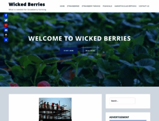 wickedberries.com.au screenshot