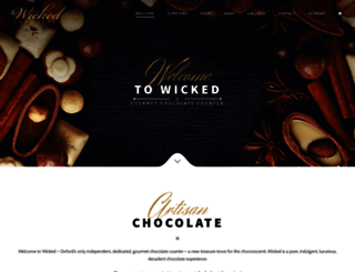 wickedchocolate.co.uk screenshot