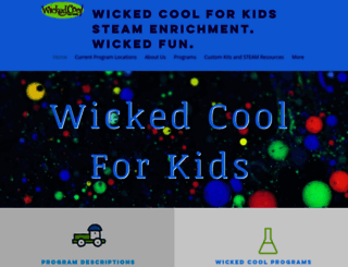 wickedcoolforkids.com screenshot