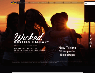wickedhostel.com screenshot