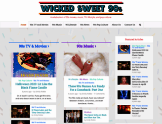 wickedsweet90s.com screenshot