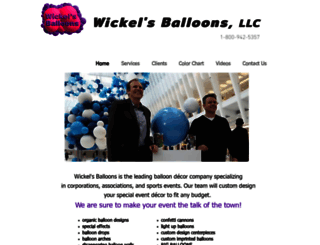 wickelsballoons.com screenshot
