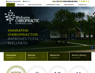 wickwirechiropractic.com screenshot