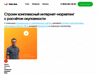 wide-web.spb.ru screenshot