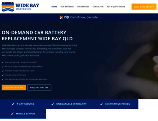 widebaybatteries.com.au screenshot