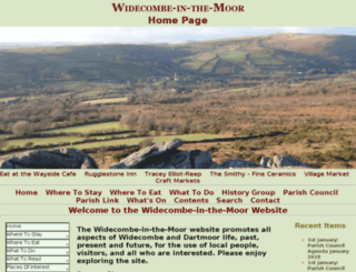 widecombe-in-the-moor.com screenshot
