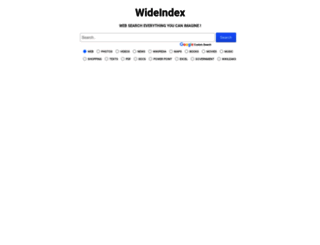 wideindex.com screenshot