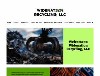 widenationrecycling.com screenshot
