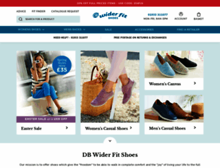 widerfitshoes.co.uk screenshot