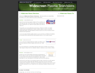 widescreenplasmatelevisions.co.uk screenshot
