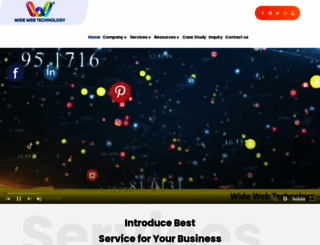 widewebtechnology.com screenshot