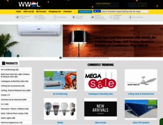 wideworldoflights.com.au screenshot
