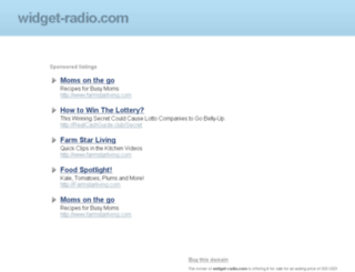 widget-radio.com screenshot