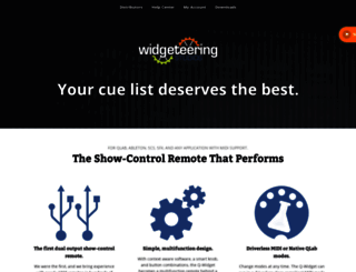 widgeteering.com screenshot