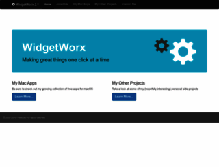 widgetworx.com screenshot