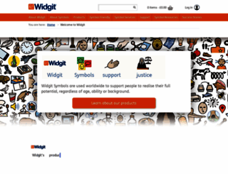 widgit.com screenshot