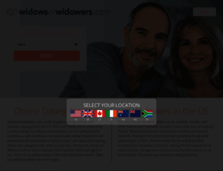 widowsandwidowers.com screenshot