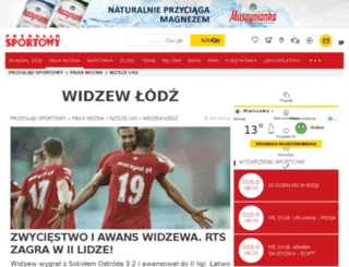 widzew.przegladsportowy.pl screenshot