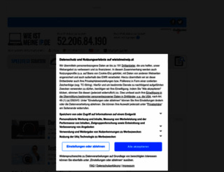wieistmeineip.at screenshot
