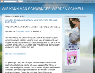 wiemanschwangerschnell.blogspot.mx screenshot