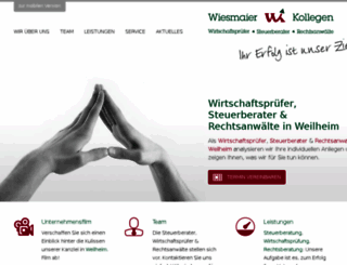 wiesmaier-kollegen.de screenshot