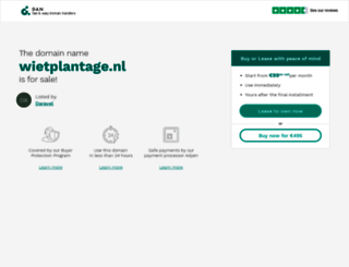 wietplantage.nl screenshot