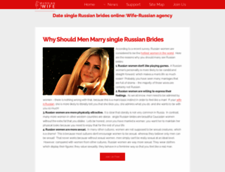 wife-russian.com screenshot