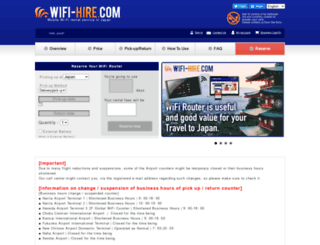 wifi-hire.com screenshot
