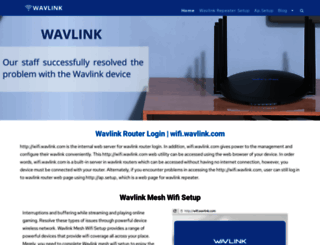wifi-wavlink.com screenshot