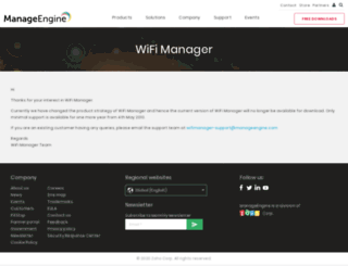 wifimanager.com screenshot