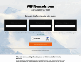 wifinomads.com screenshot