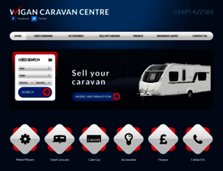 wigancaravans.co.uk screenshot