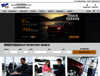 wightchevrolet.com screenshot