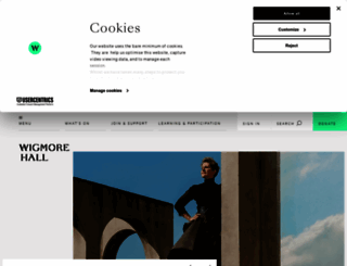 wigmore-hall.org.uk screenshot