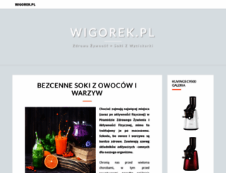 wigorek.pl screenshot