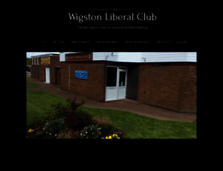 wigstonliberalclub.co.uk screenshot