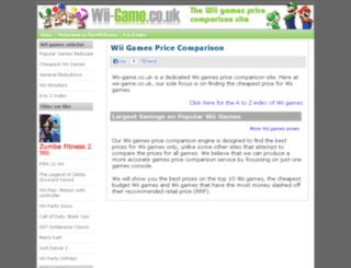 wii-game.co.uk screenshot