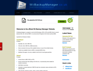 wiibackupmanager.co.uk screenshot