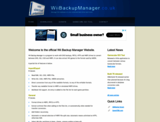 wiibackupmanager.co.uk screenshot