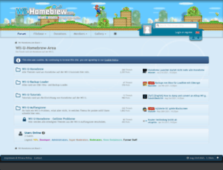 wiiu-homebrew.com screenshot