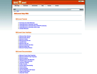 wiki.bitcomet.com screenshot