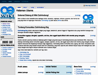 wiki.cahandong.org screenshot