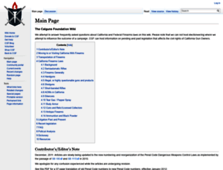 wiki.calgunsfoundation.org screenshot