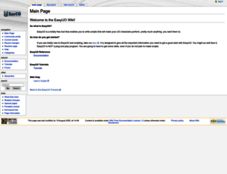 wiki.easyuo.com screenshot